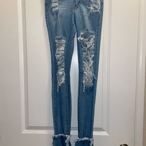 Fashion nova blue jeans